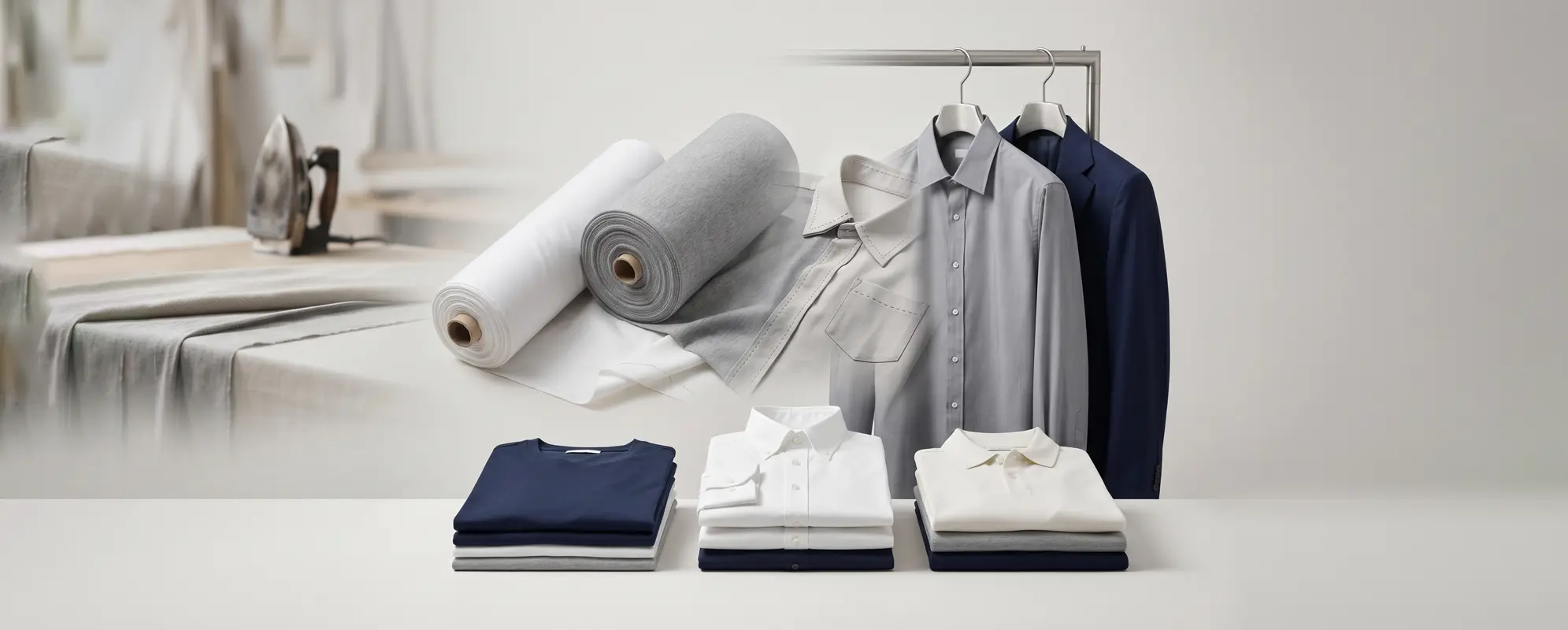 Garments collection on rack - Changzhou Ace Textile